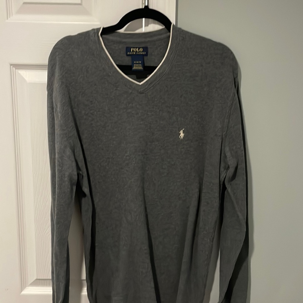 Excellent condition XL polo Ralph Lauren Grey sweater